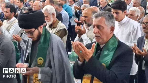 اقامه نماز باران در کاشمر
