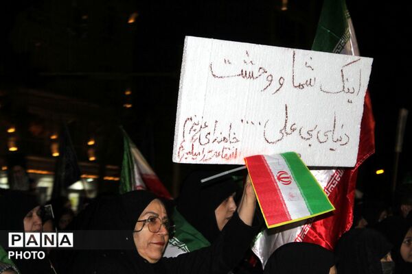 حرکت دسته عزاداری در شهرستان نیشابور