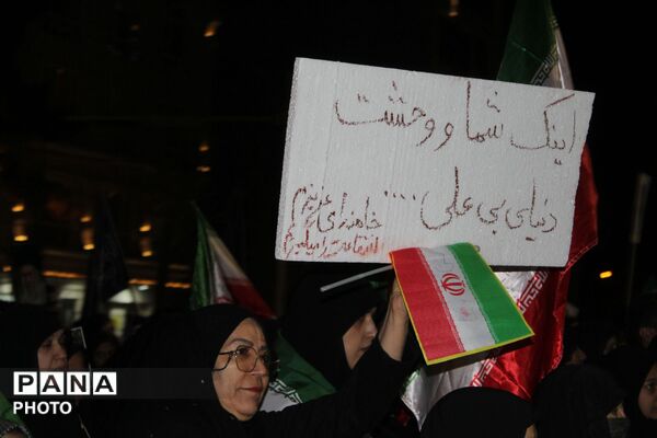 حرکت دسته عزاداری در شهرستان نیشابور