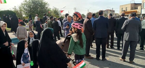 راهپیمایی پرشور مردم جیرفت