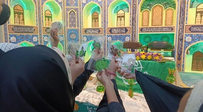 نفس‌های غدیر در فضای نظرآباد جاری شد