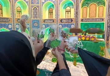 نفس‌های غدیر در فضای نظرآباد جاری شد
