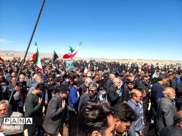 تشییع باشکوه  دومین شهید ابرکوه