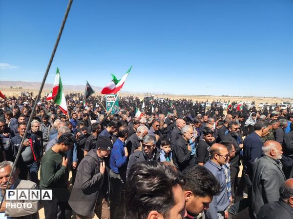 تشییع باشکوه  دومین شهید ابرکوه