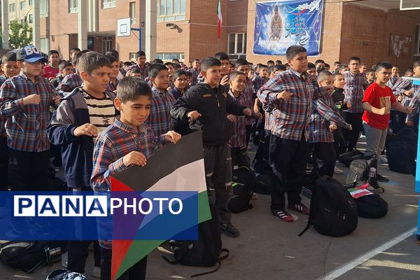 دانش آموزان شیرازی جنایات اسرائیل را محکوم کردند