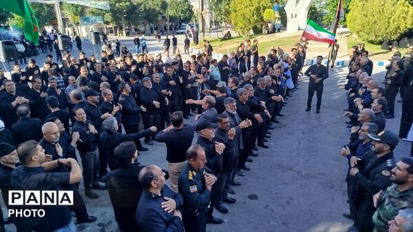 نورآباد در سوگ تاسوعای حسینی غرق در ماتم شد