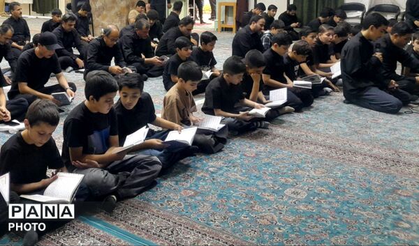 مراسم دهه اول ماه محرم به میزبانی هیئت دانش آموزی قاسم بن الحسن (ع)