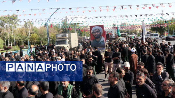 کاروان عشق و وفا از میدان بزرگمهر تا گلستان شهدا