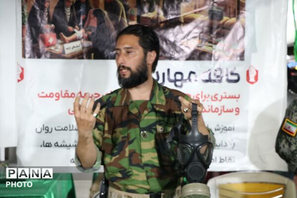  موکب نوجوانان مبارز در بلوار شهید قرنی مشهد