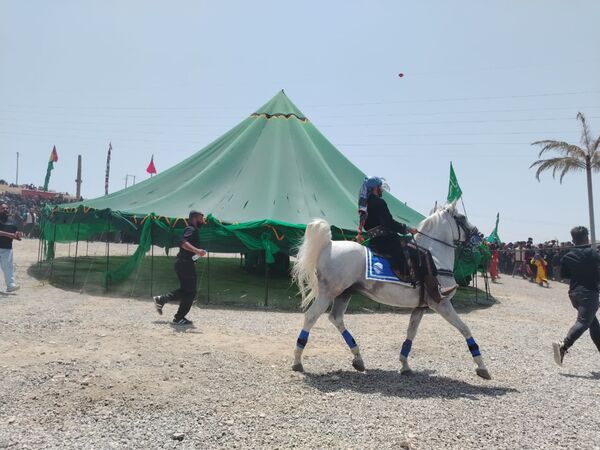 مراسم تعزیه‌خوانی در شهر طاقانک