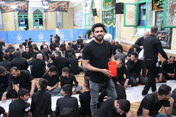 مراسم سوگواری ابا عبدالله در هیات رزمندگان اسلام شهرستان خرامه 