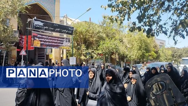 قافله عزای پیامبراکرم (ص) در کاشان