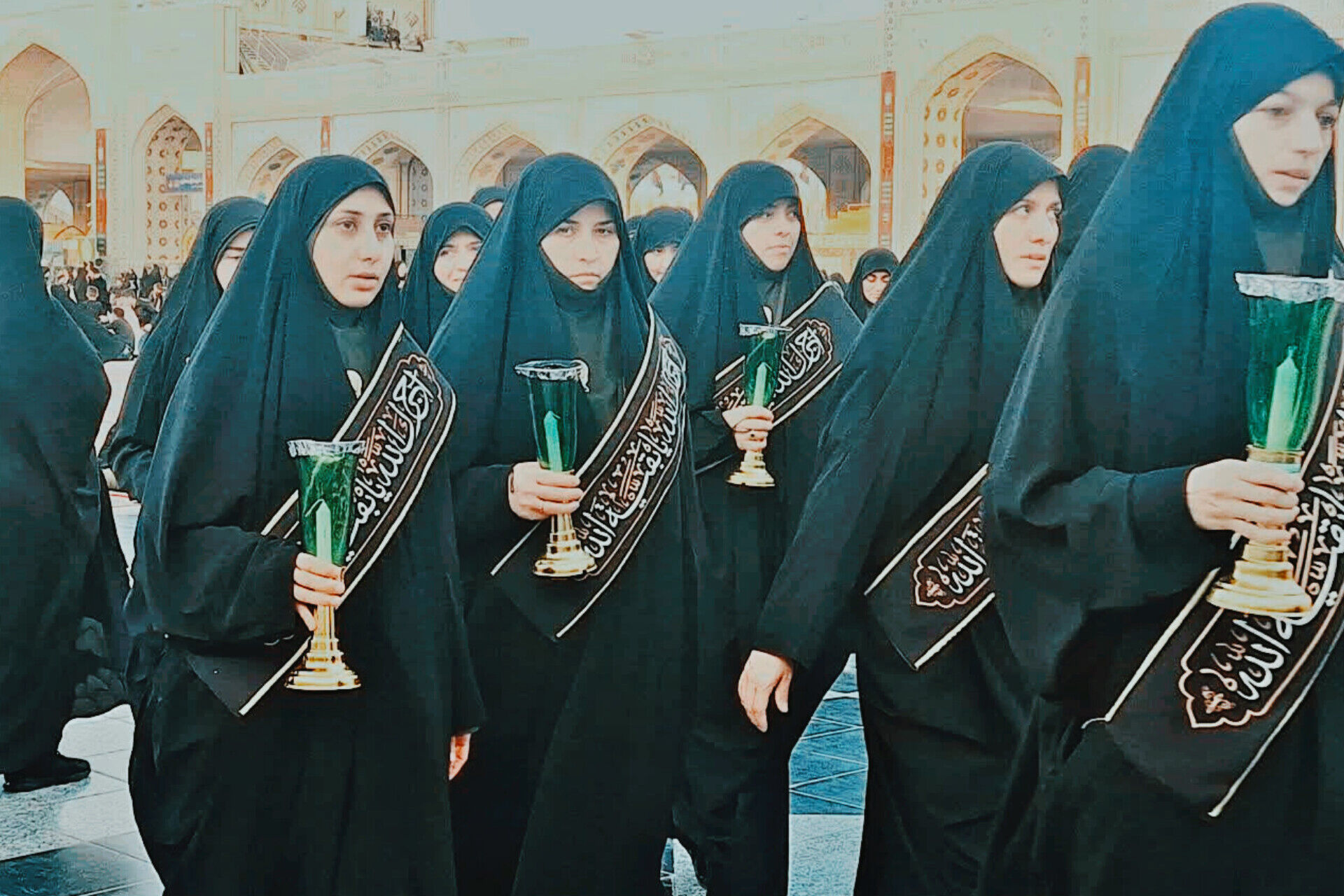 سوگواری تاسوعای حسینی در حرم مطهر امام رضا(ع)