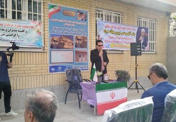 افتتاح اولین مدرسه طرح نهضت توسعه عدالت در فضاهای آموزشی استان در فاروج 