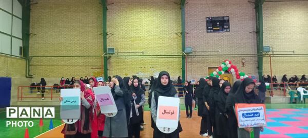 آیین افتتاحیه المپیاد ورزشی درون مدرسه ای در شهرستان کلات
