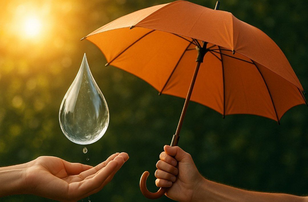 نجات قطره‌ها در گرمای تابستان