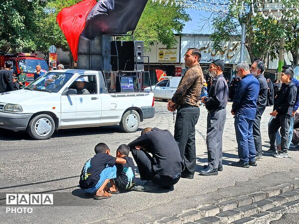 عزاداران باخرزی در سوگ یازدهمین امام شیعیان