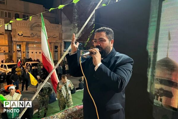 فیروزکوه در خروش ولایت؛ رژه جان‌فدایان ایرانِ امام‌رضایی