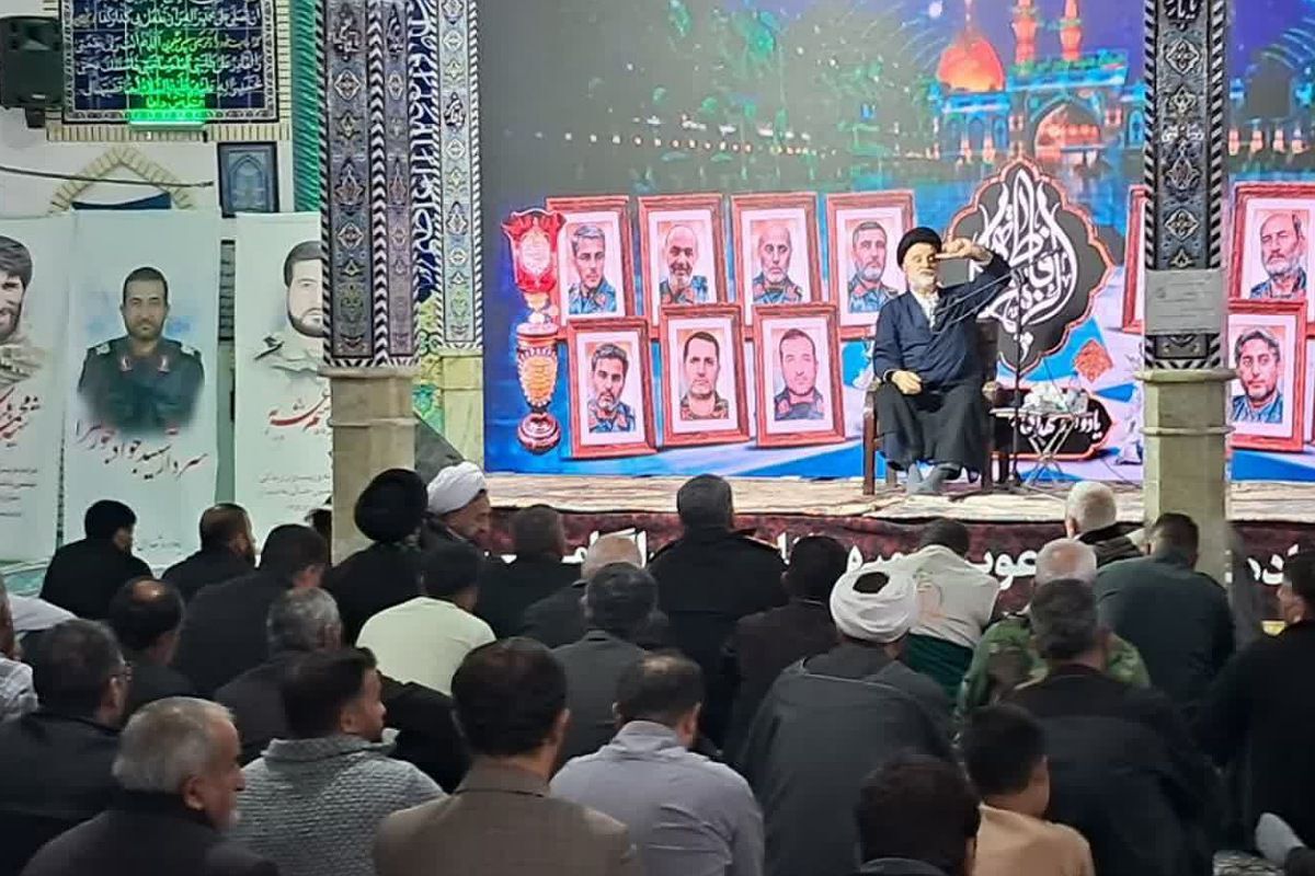 یادواره شهدای جبهه مقاومت در مسجد امام حسین(ع) فیروزکوه 