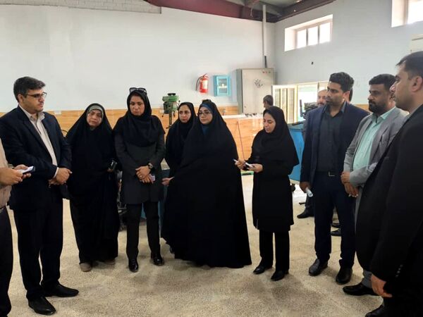 روز پرکار هیات استانداری در شرق هرمزگان