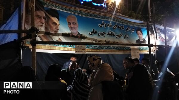موکب شهدای روستای آهوان در نود و دومین شب از اجتماعات مردمی 