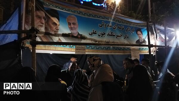 موکب شهدای روستای آهوان در نود و دومین شب از اجتماعات مردمی 