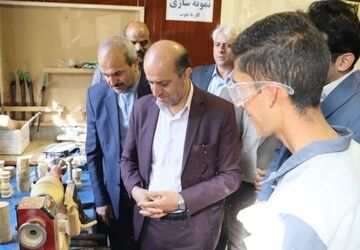 ‌افتتاح مدرسه تولید و مهارت در کرمان با حضور معاون آموزش متوسطه