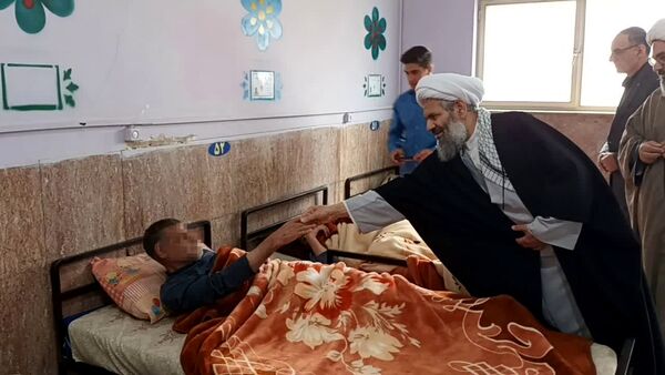 مهر نوروزی مسئولان در مرکز توانبخشی شهید بلبلی اهر