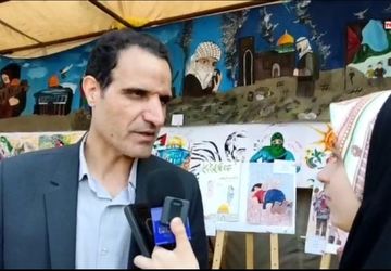 حضور فرهنگیان اداره کل  و ناحیه ۲  آموزش و پرورش استان اصفهان در روز قدس