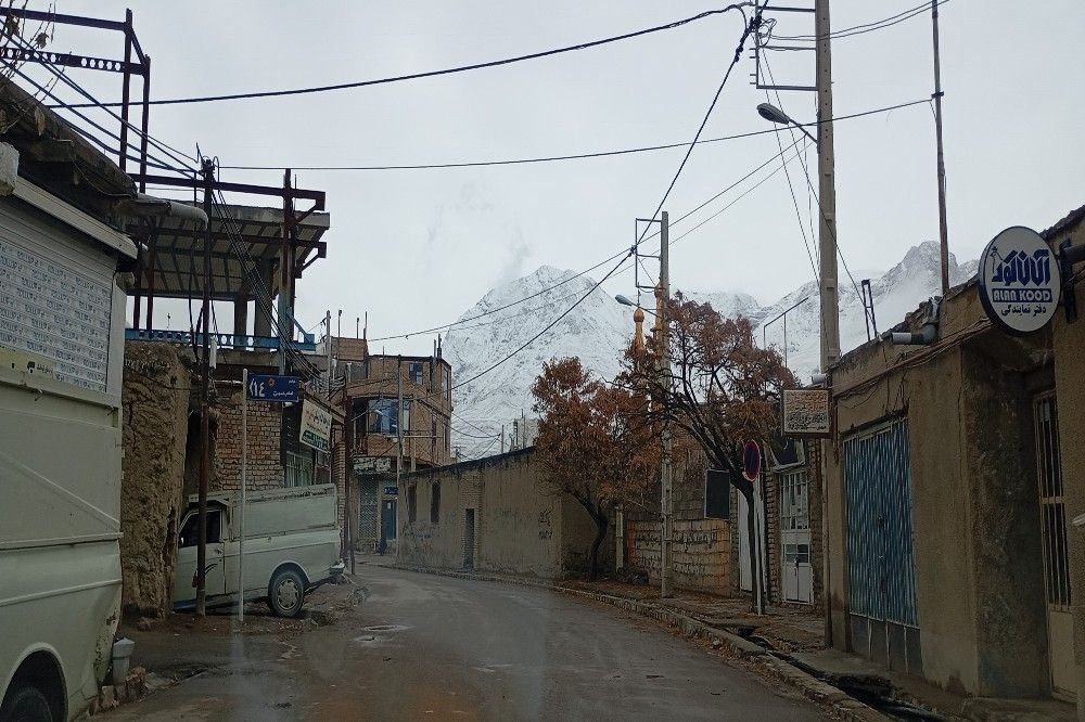 حال هوای شهر زیبای بار بعد از اولین بارش باران زمستانی