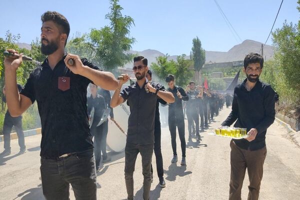 عزاداری عاشورای حسینی در شهر بار