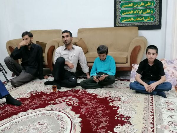عزاداری نوجوانان کاشمری به یاد حضرت رقیه (س)