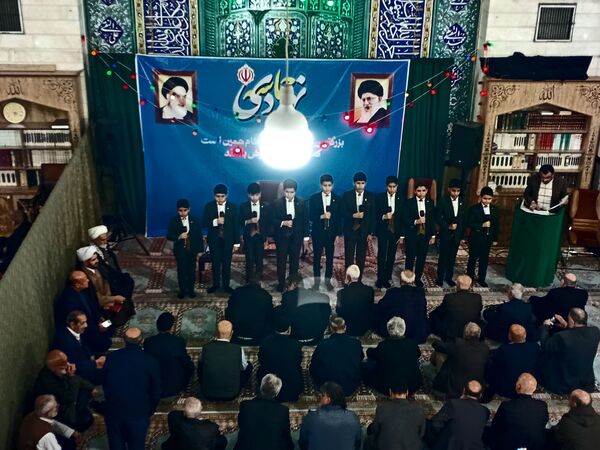 حماسه ۹ دی در مسجد حضرت قائم اسلامشهر 