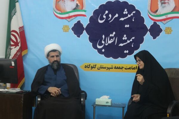 تجدید میثاق مدیر آموزش و پرورش گلوگاه با شهدا و دیدار با امام جمعه شهرستان 