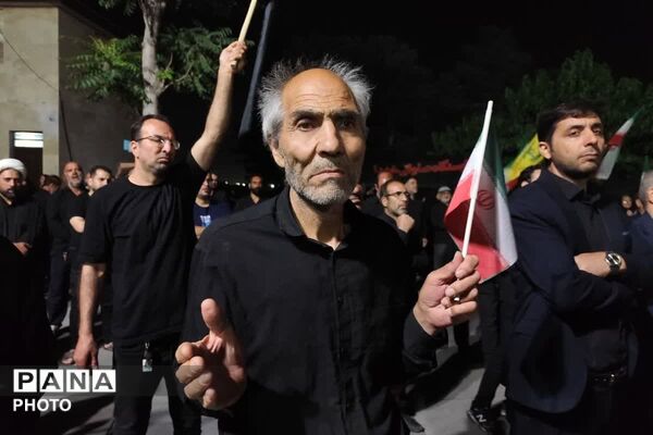 تجمع مردمی شهر صباشهر همزمان با مراسم شام غریبان  