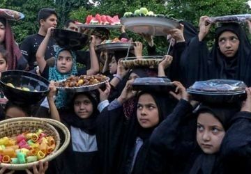 برنامه‌های فرهنگی_هنری موکب سازمان دانش‌آموزی خوزستان در شلمچه