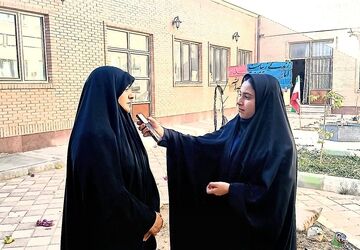 وصیت همسر شهید، دانش‌آموزان تویسرکان را به عمل به راه شهدا دعوت کرد