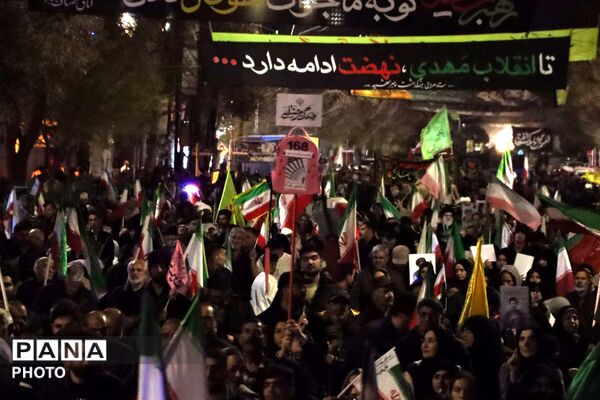 اجتماع باشکوه مردم شهرستان نیشابور 