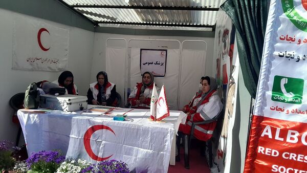 خدمت‌رسانی یکپارچه جمعیت هلال احمر استان البرز از مسافران نوروز