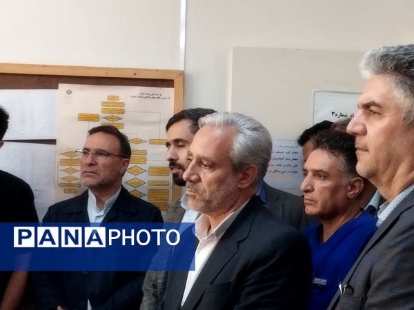 حضور معاونان وزارت بهداشت و مسئولان کشوری در شهرستان قروه
