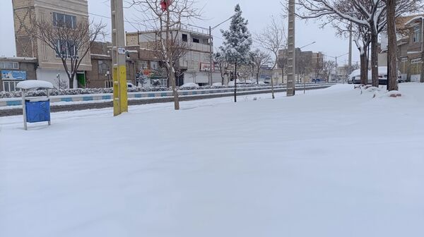 بارش زیبای برف پاییزی در شهرستان نیشابور 
