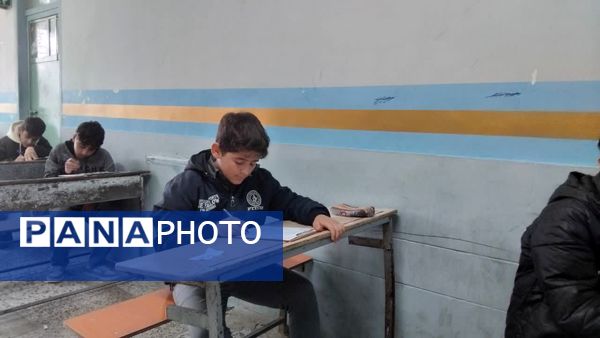 برگزاری امتحانات نوبت اول در دبیرستان خوارزمی نورآباد