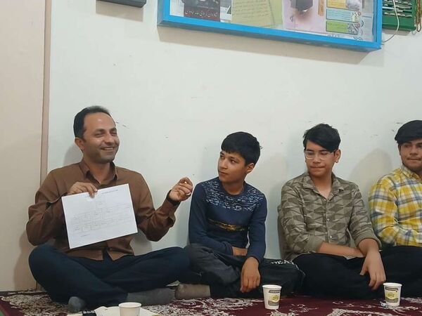 جلسه فرماندهان واحدهای بسیج مدارس شهرستان خلیل‌آباد 