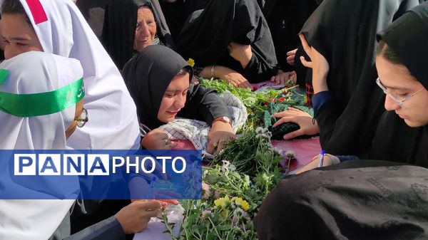 پیکر شهید دفاع مقدس پس از چهل و دو سال به شهر خود بازگشت