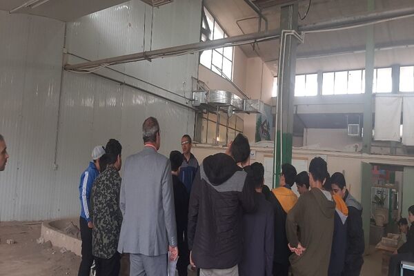 بازدید از هنرستان فنی حرفه‌ای دکتر علی شریعتی نیشابور