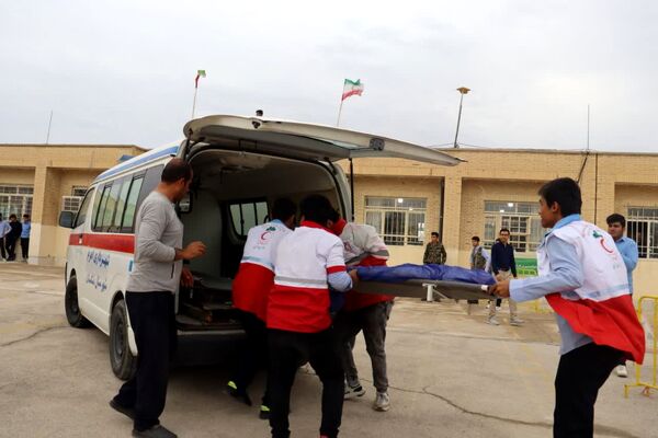  مانور زلزله در تنگستان 