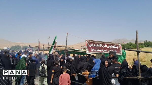 نوای جاماندگان در جاده عشق؛ طنین نام حسین (ع) در مسیر پیرکه تا پیرمحمدشاه