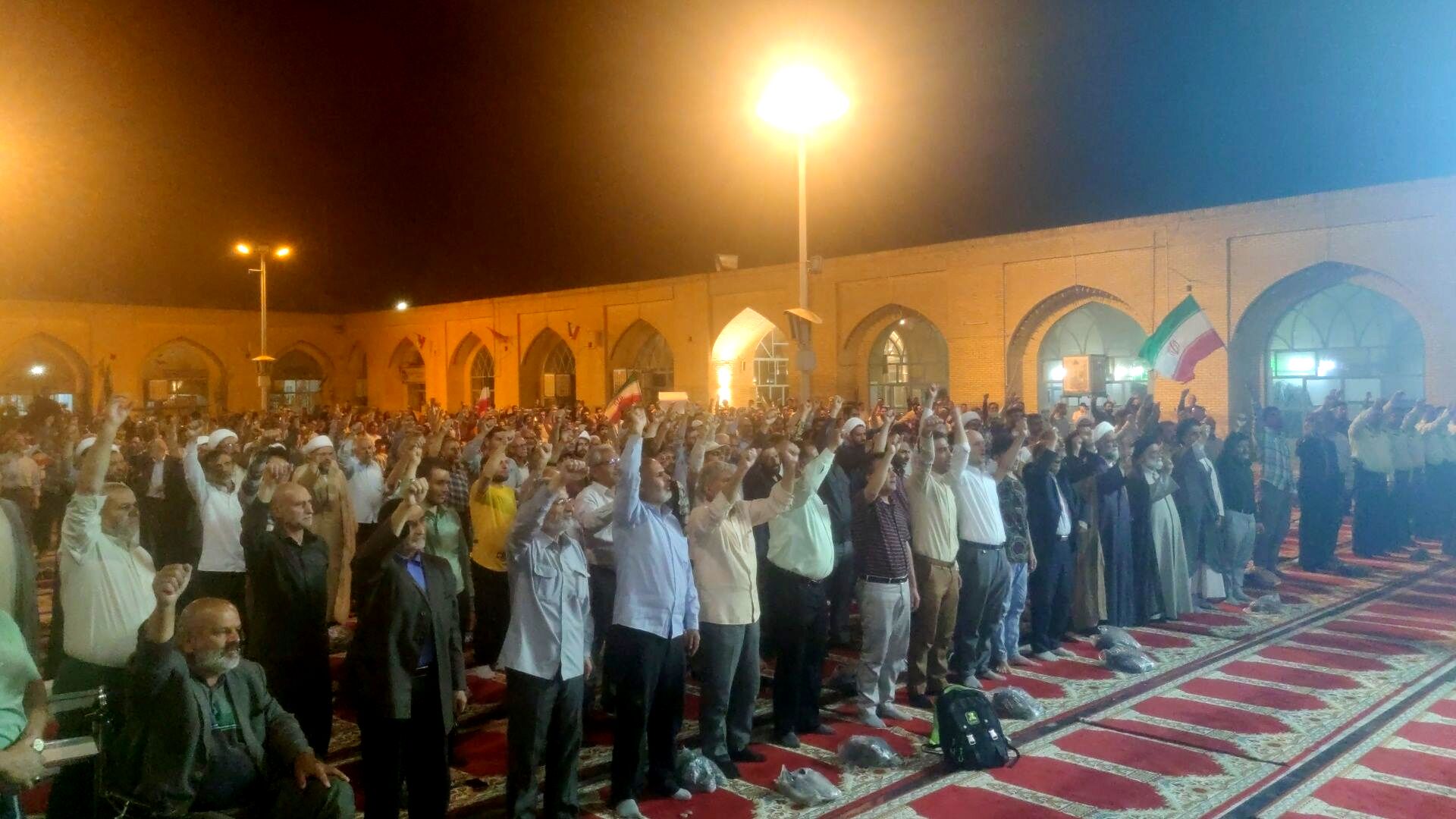 تجمع مردم نیشابور برای محکومیت حملات آمریکا و رژیم صهیونسیتی به تاسیسات هسته ای ایران 