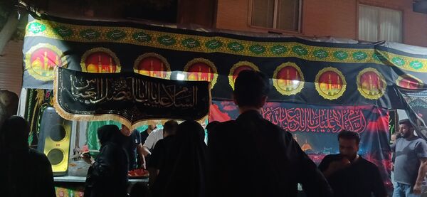 شب هفتم محرم در کنار شهدای اصفهان