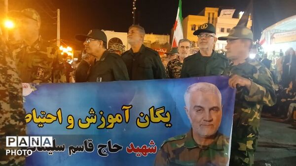 رژه باشکوه جان‌فدایان کازرونی